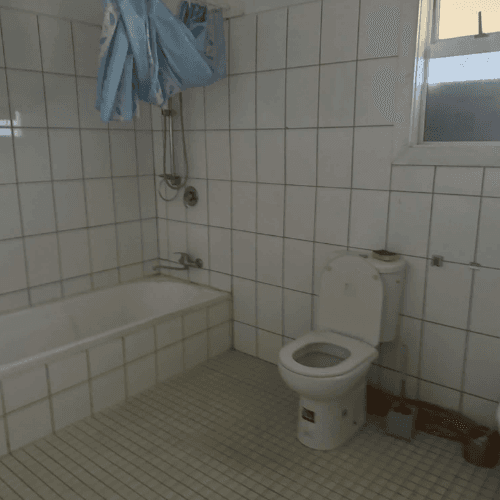 The bathroom — fixtures and fittings requiring renewal